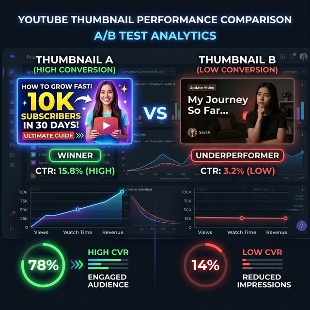 YouTube Thumbnail A/B Test Results